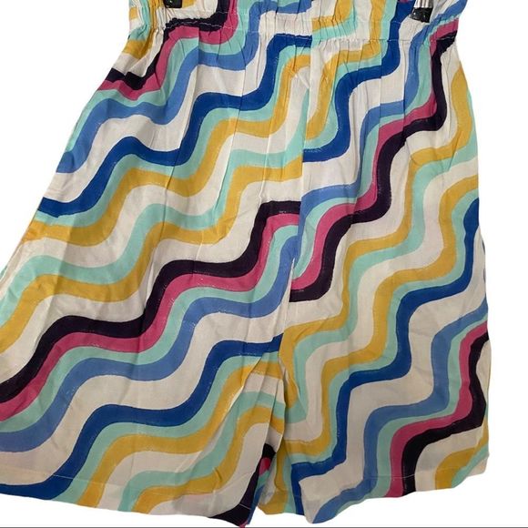 🆕 Native Youth: Wide Leg Short in Abstract Multi Wave Print - Picture 11 of 15